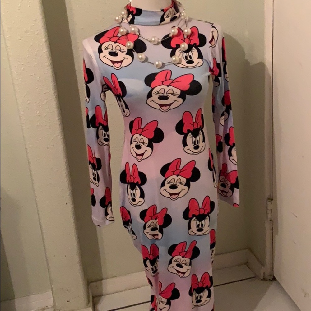 Mini long dress